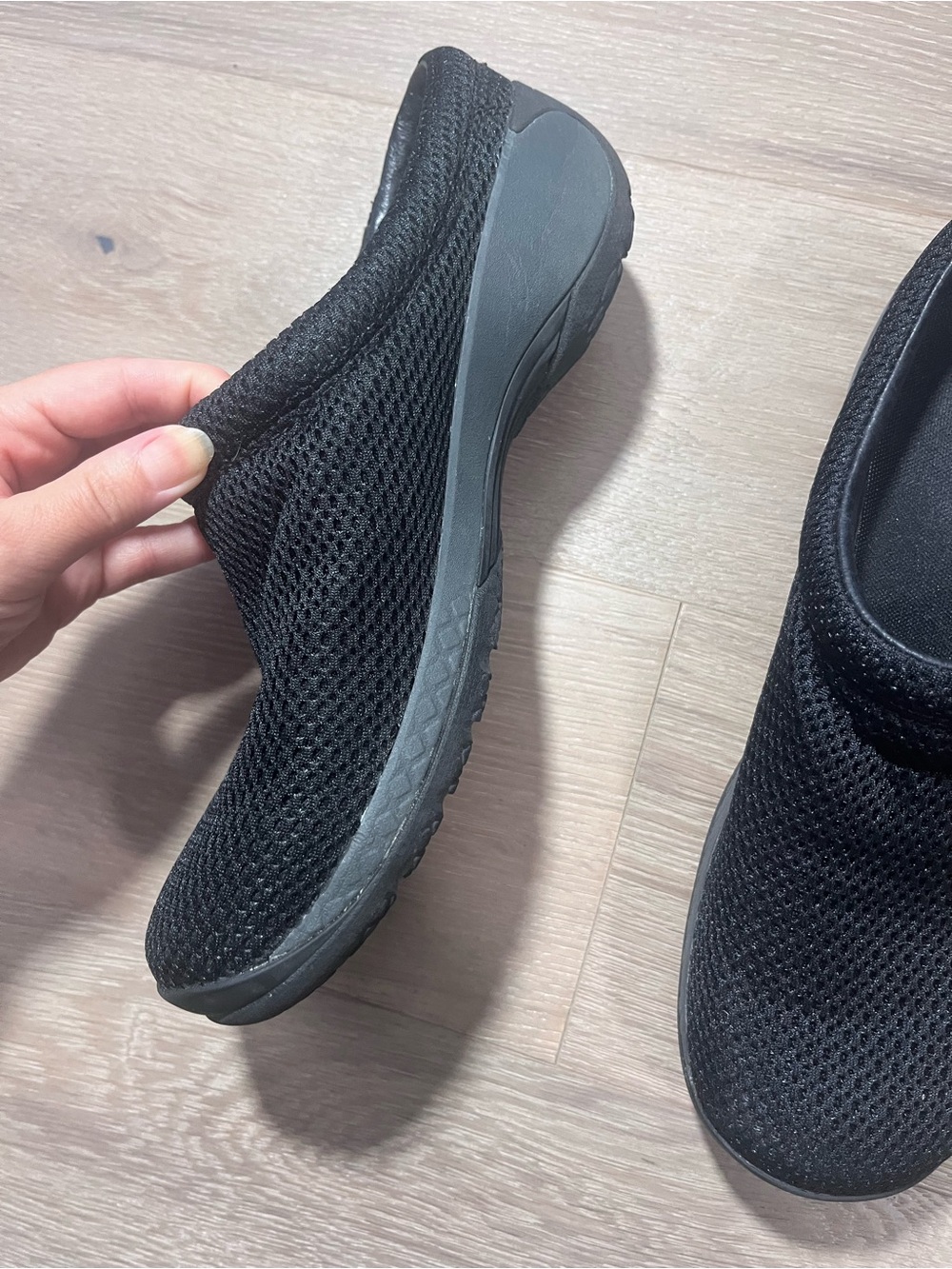 Merrell Encore Breeze Black Mesh Slip On Clogs Mules Size 10 - Picture 2 of 7